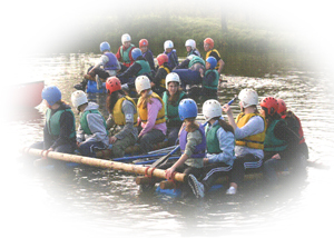 Raft building